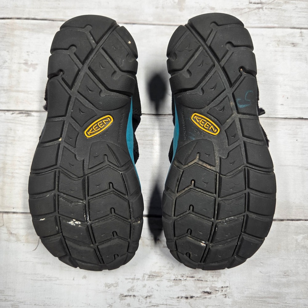Keen Seacamp II CNX Hybrid Sport Sandal Unisex Kids 12 Black Blue 1025128 - Picture 7 of 7